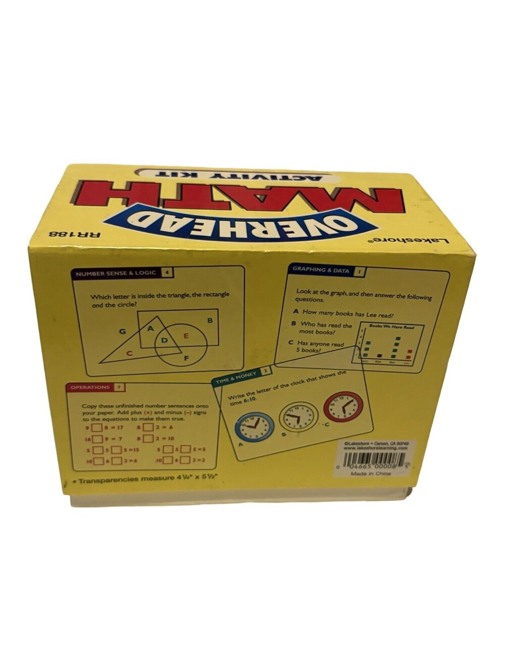 Lakeshore Overhead Math Problem Solving Kit RR188 Learning Resources - Picture 5 of 7